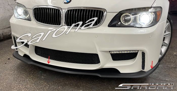 Custom BMW 7 Series  Sedan Front Bumper (2005 - 2008) - $690.00 (Part #BM-084-FB)